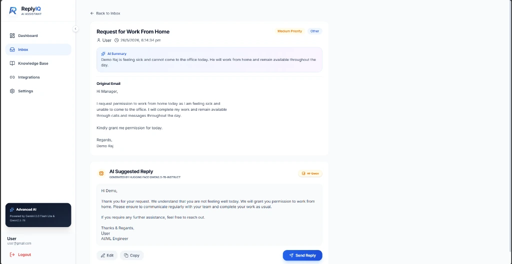 Contextual AI Draft Generation